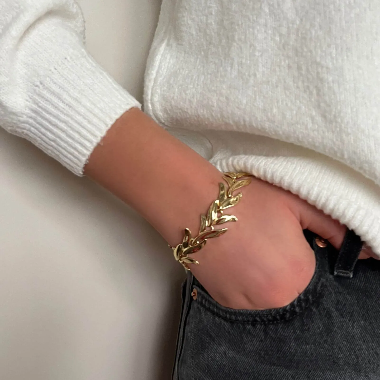 Absolute Gold Leaf Bracelet
