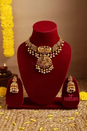 Antique Nakshi Short Necklace