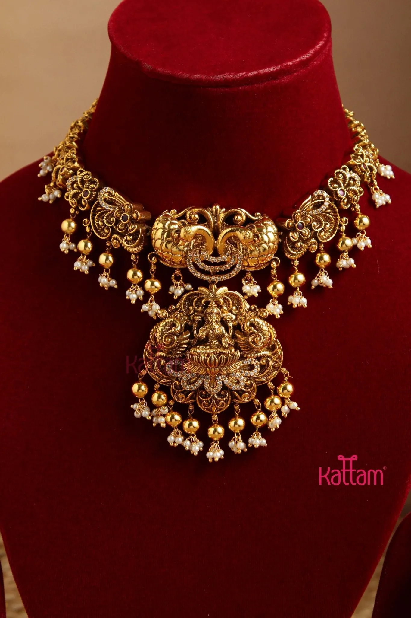 Antique Nakshi Short Necklace
