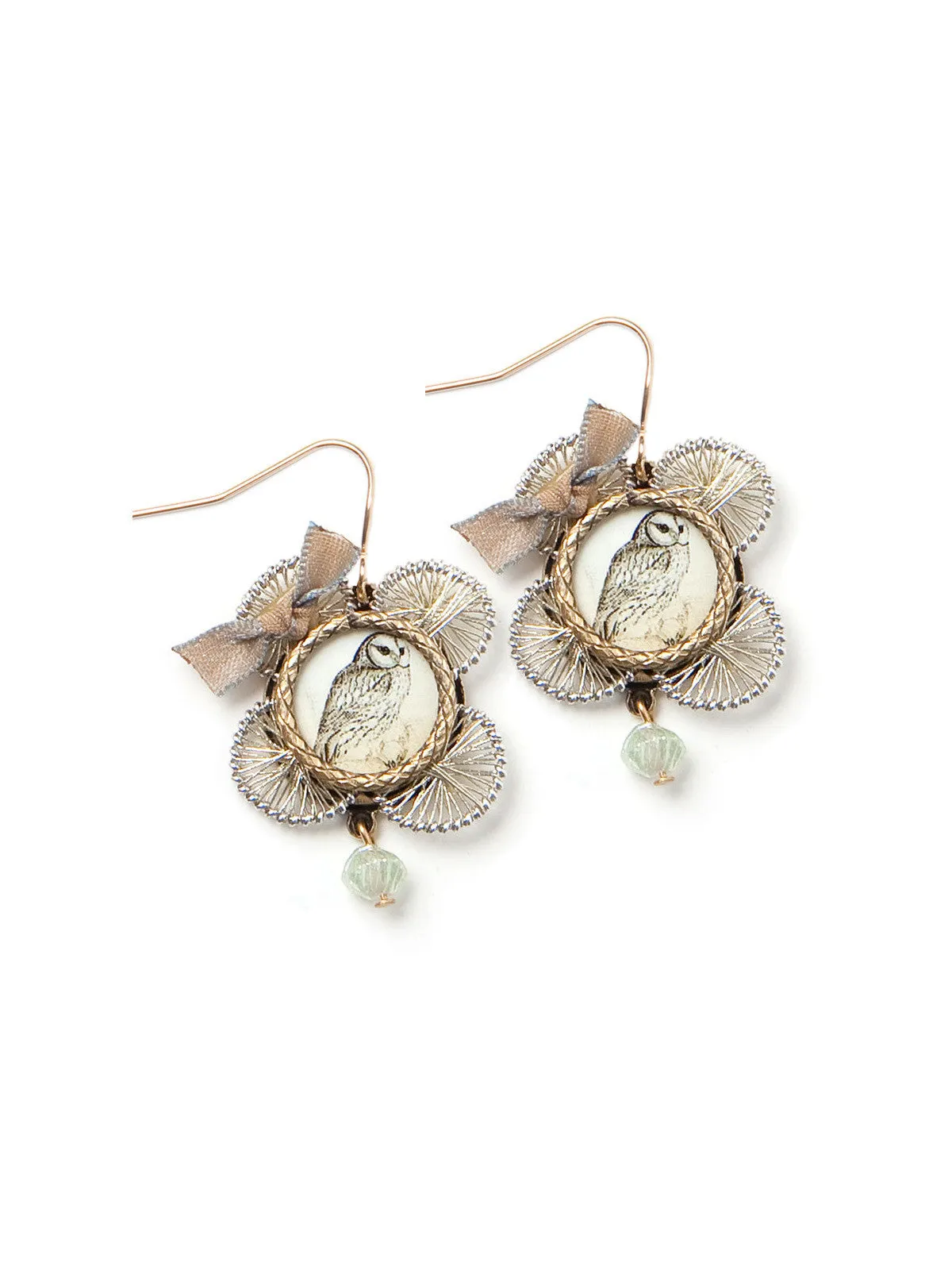 Barn Owl Earrings #Q26GE