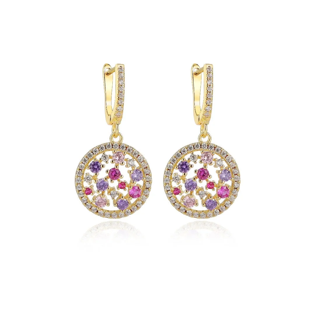 Bejeweled Circle Earring