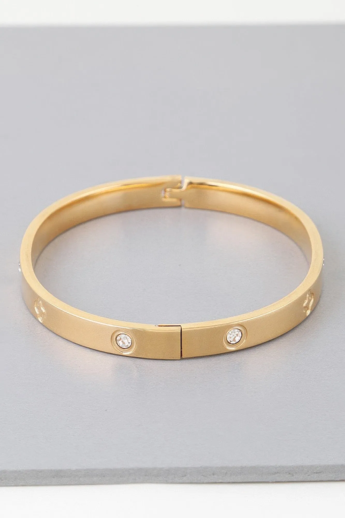 Bejeweled Clover Bracelet