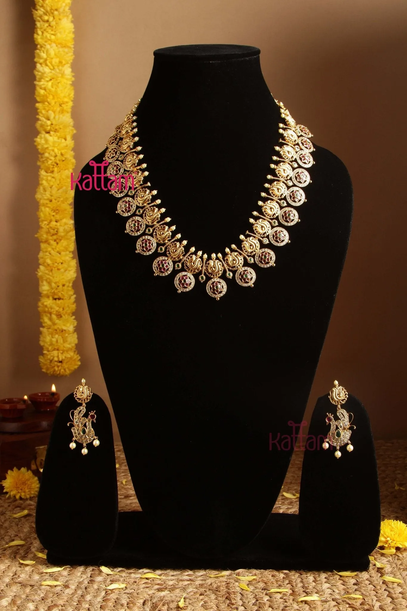 Bridal Peacock Midlength Haram
