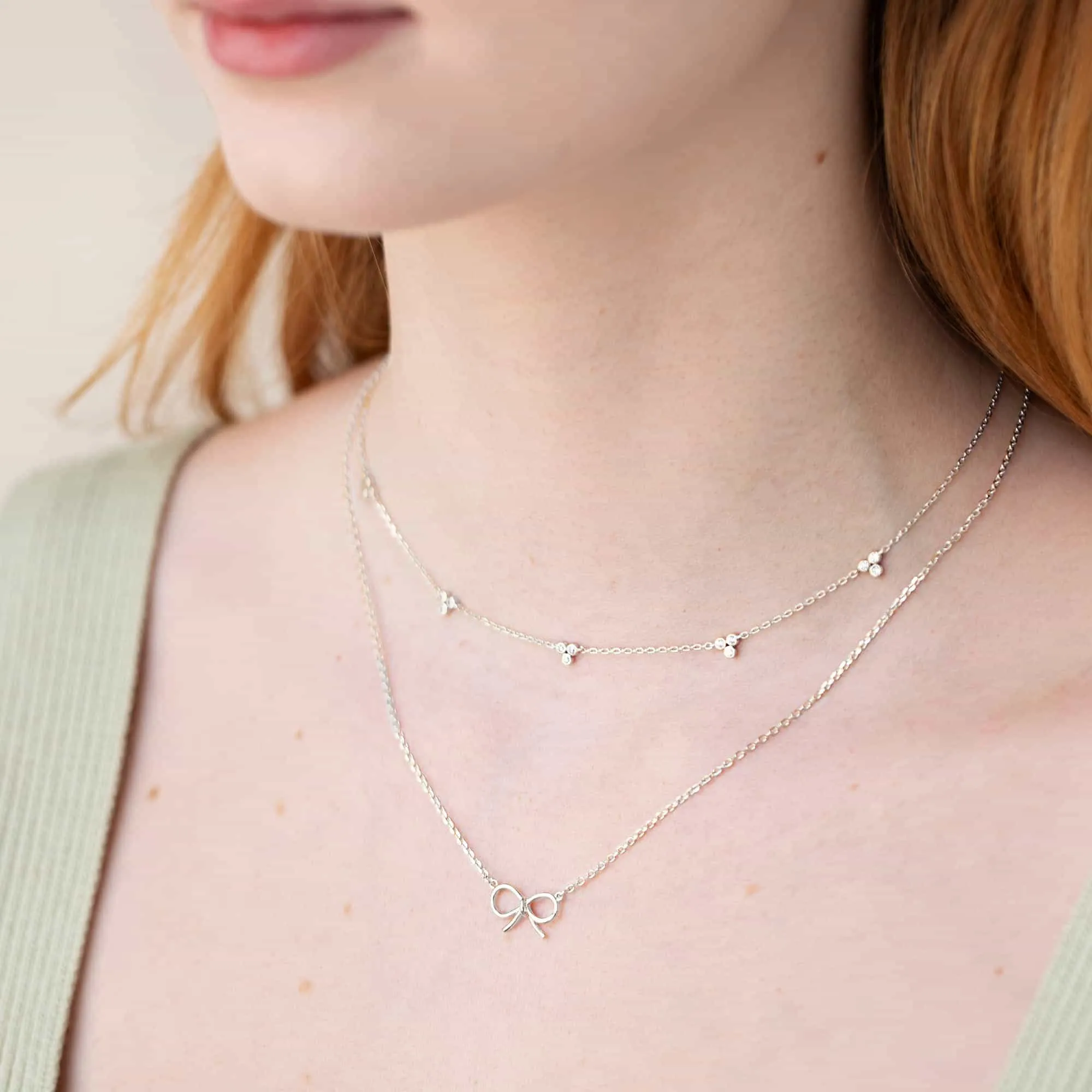 Clover Crystal Necklace