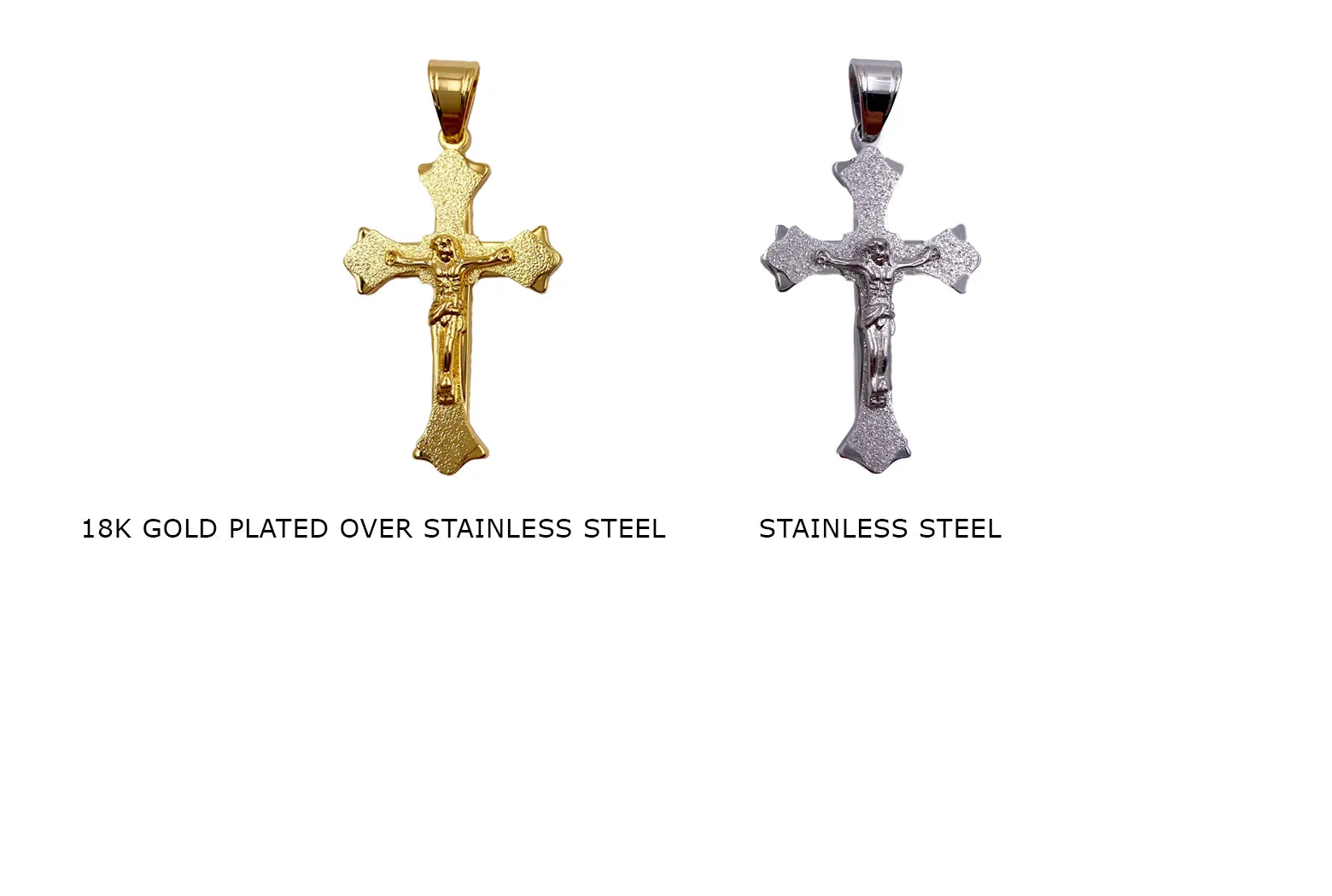 CS1066 Jesus Crucifix Cross Pendant/Charm