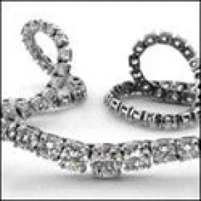Cubic Zirconia Cz 14 Ct Round in 4 Prong Graduate Necklace