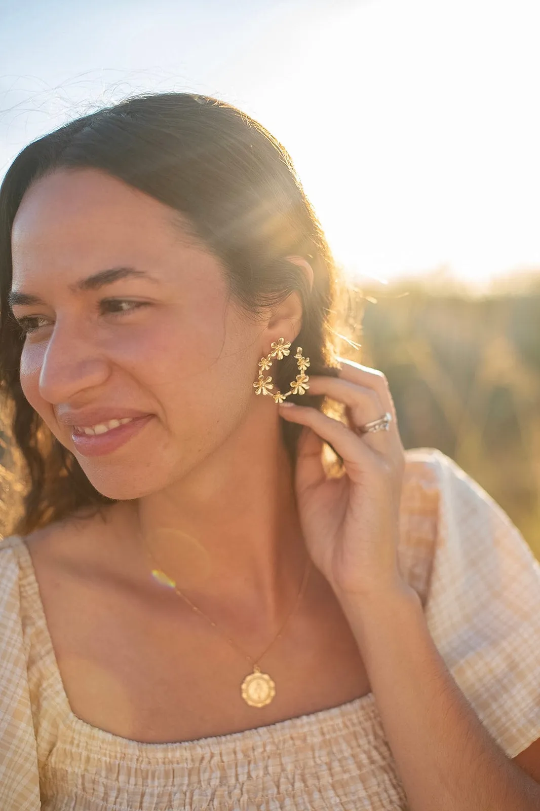 Eden Hoop Earrings
