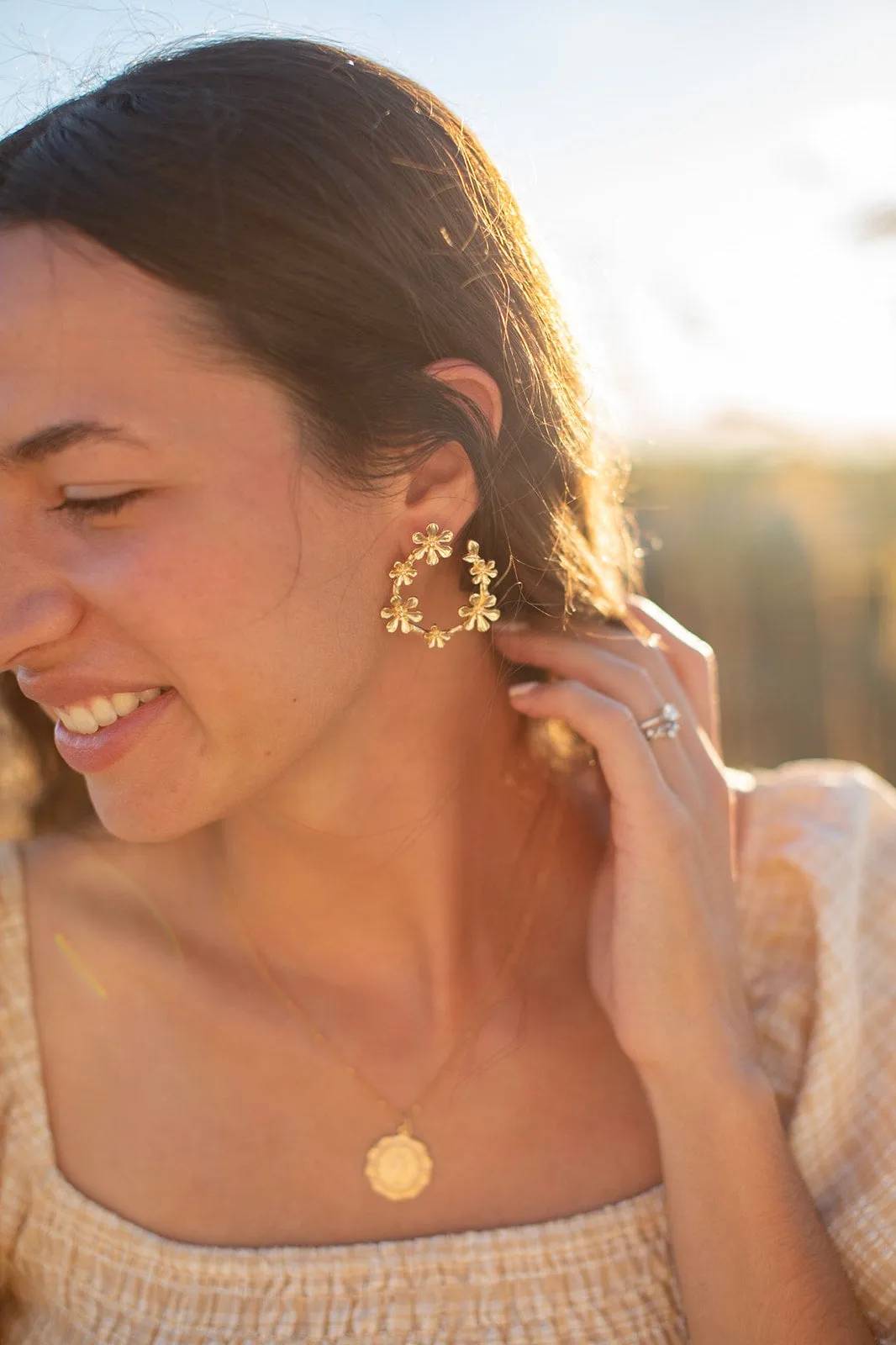 Eden Hoop Earrings