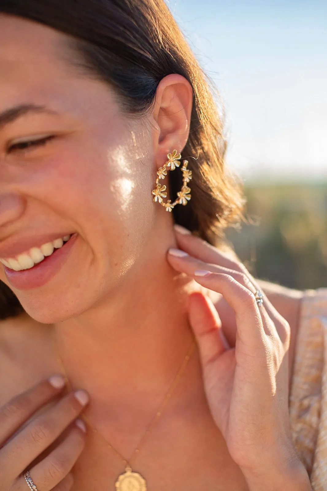 Eden Hoop Earrings