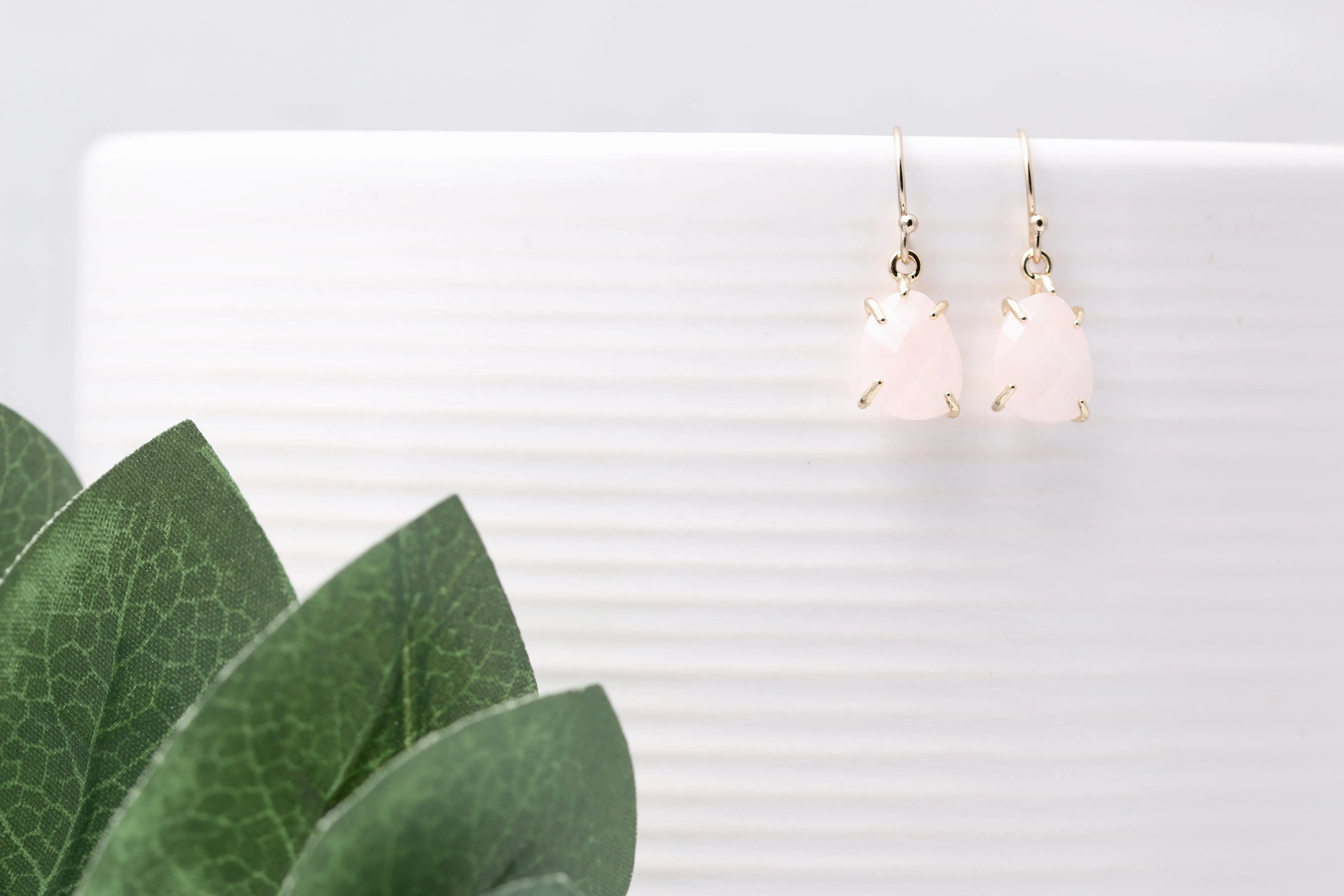 Gemstone Claw Earrings