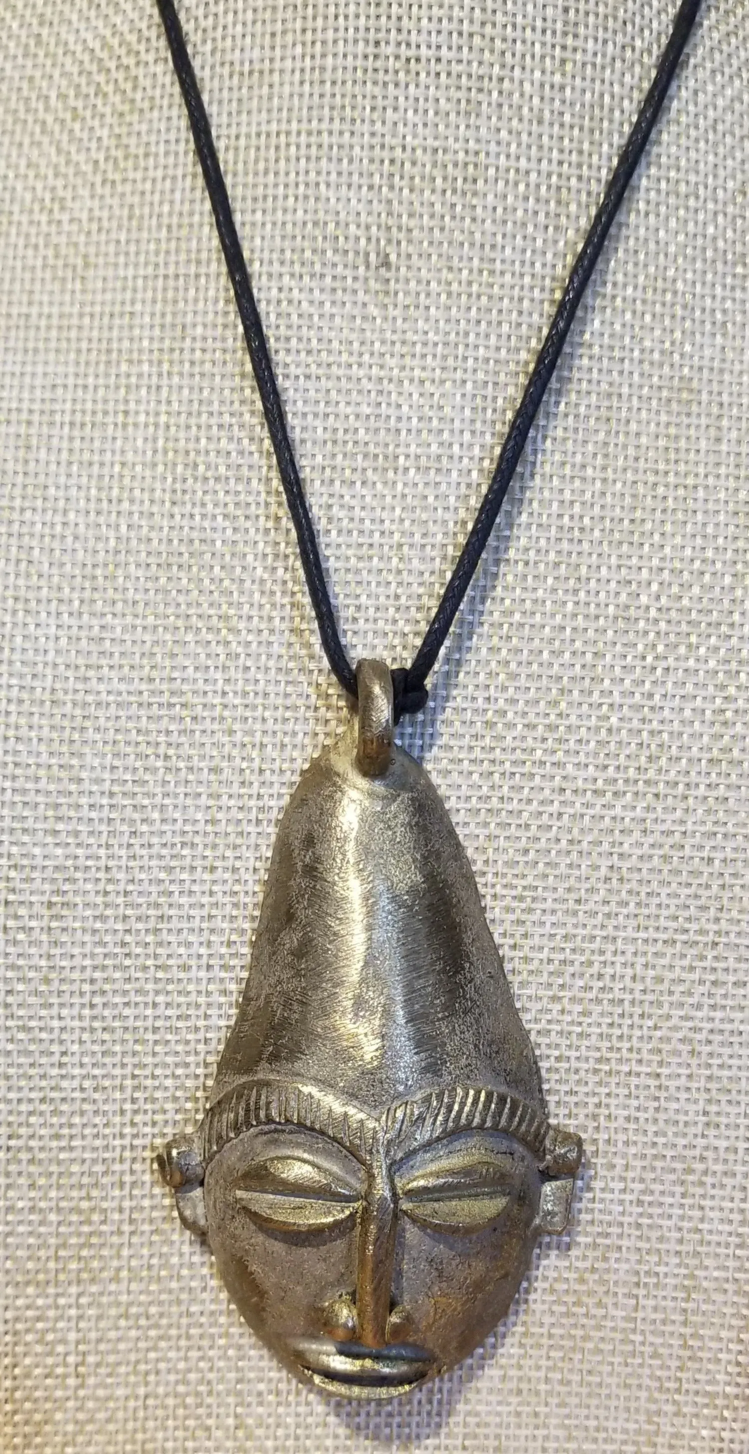 Ghanaian Brass Pendant Necklaces