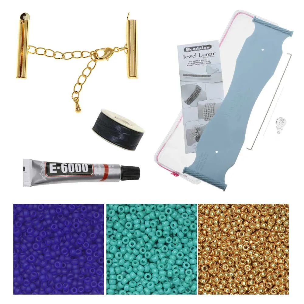Gulf Shores Loom Bracelet - Exclusive Beadaholique Jewelry Kit