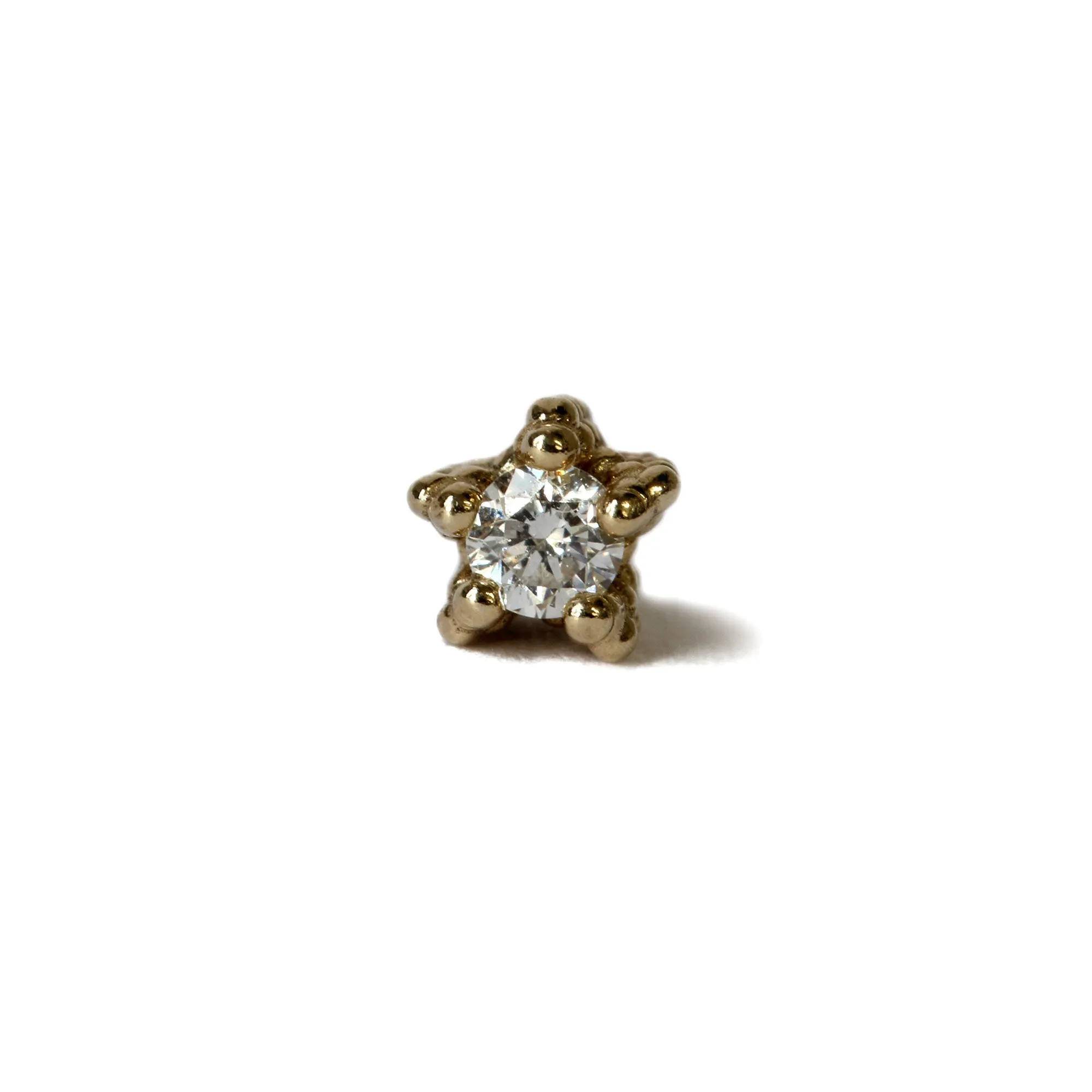 Helios 9ct Star Stud Earring