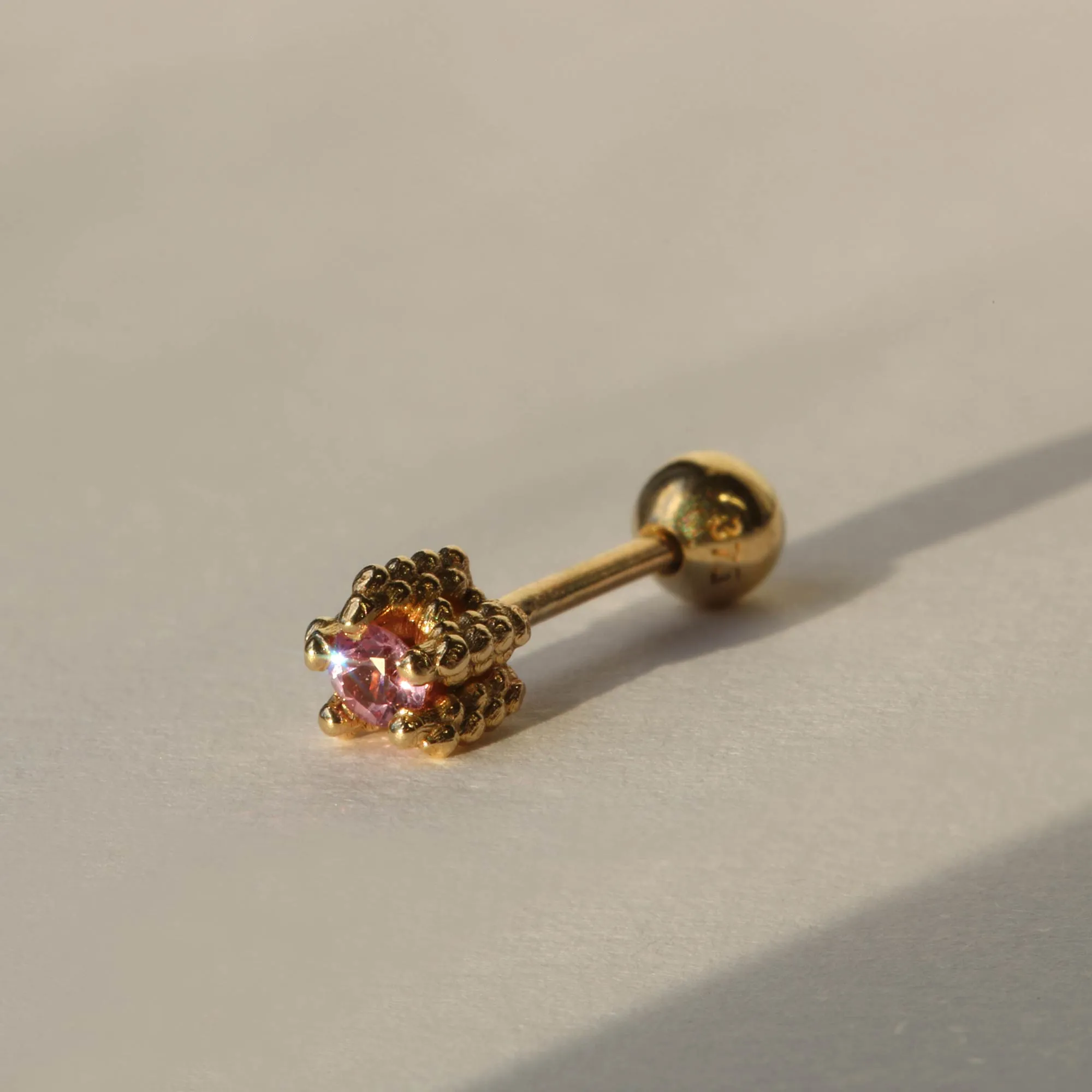 Helios 9ct Star Stud Earring