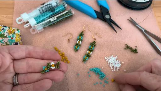 How to Make Daisy Chain Earrings