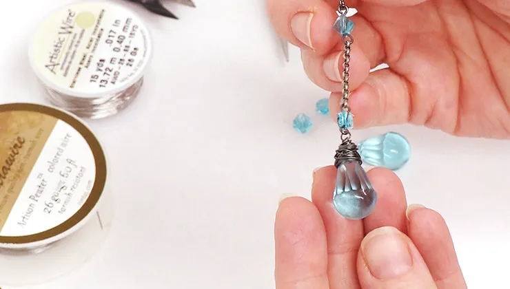 How to Match Wire To Antique Silver Chain