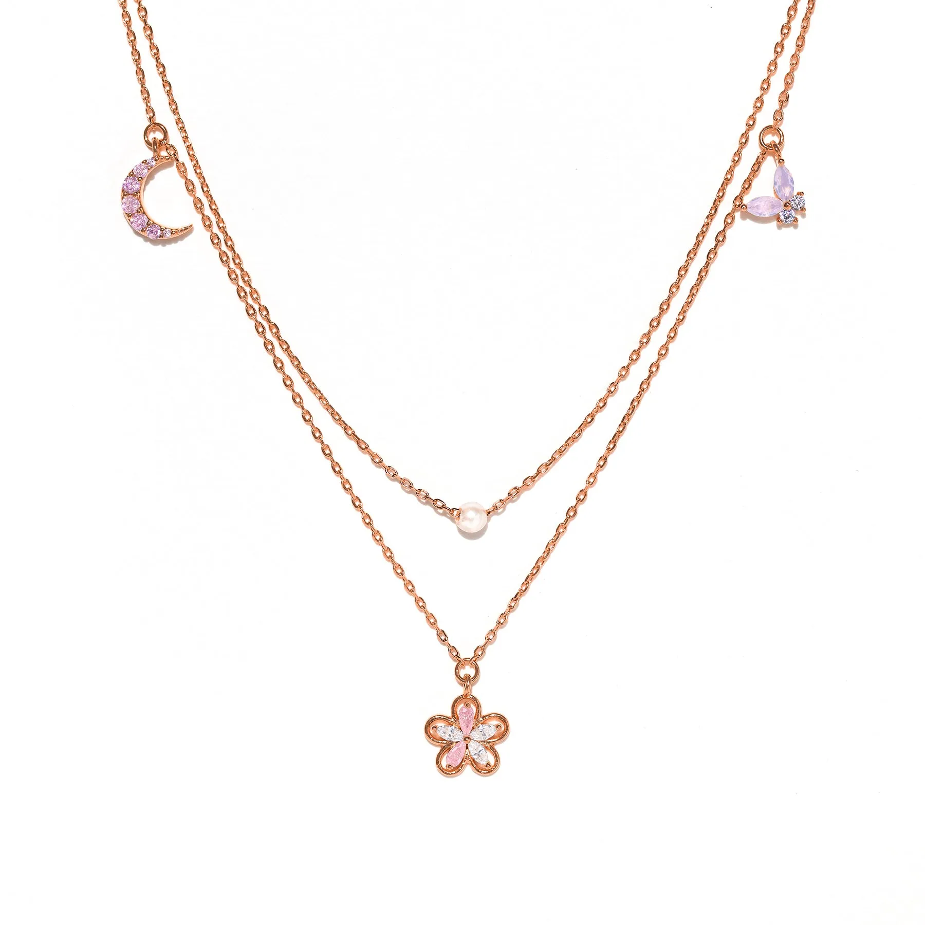 Skygazing Double Strand Necklace