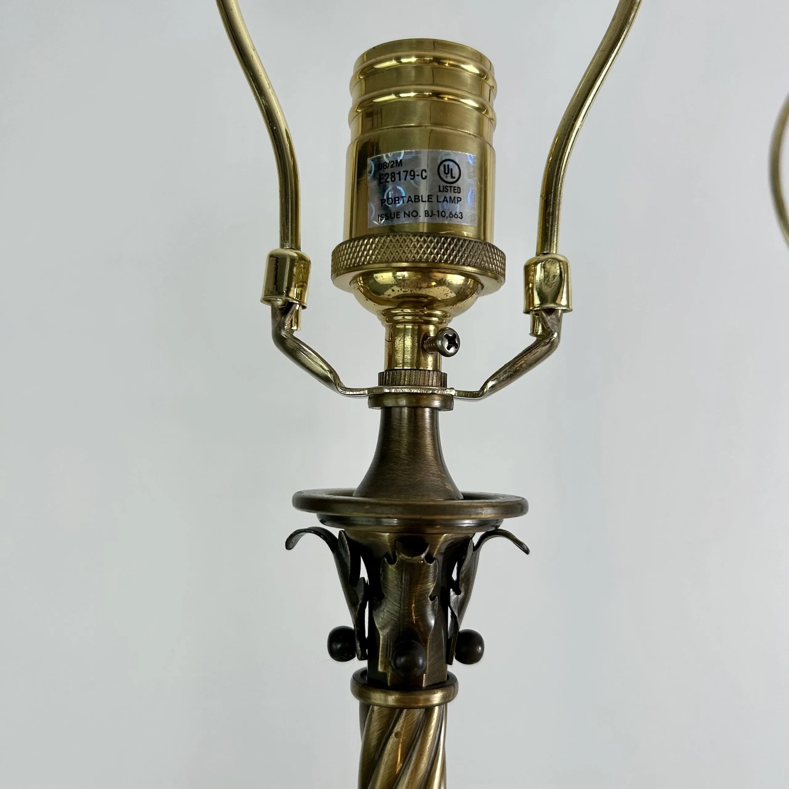Table Lamps, Dark Brass, Traditional, Ornate, Sold as A Pair
