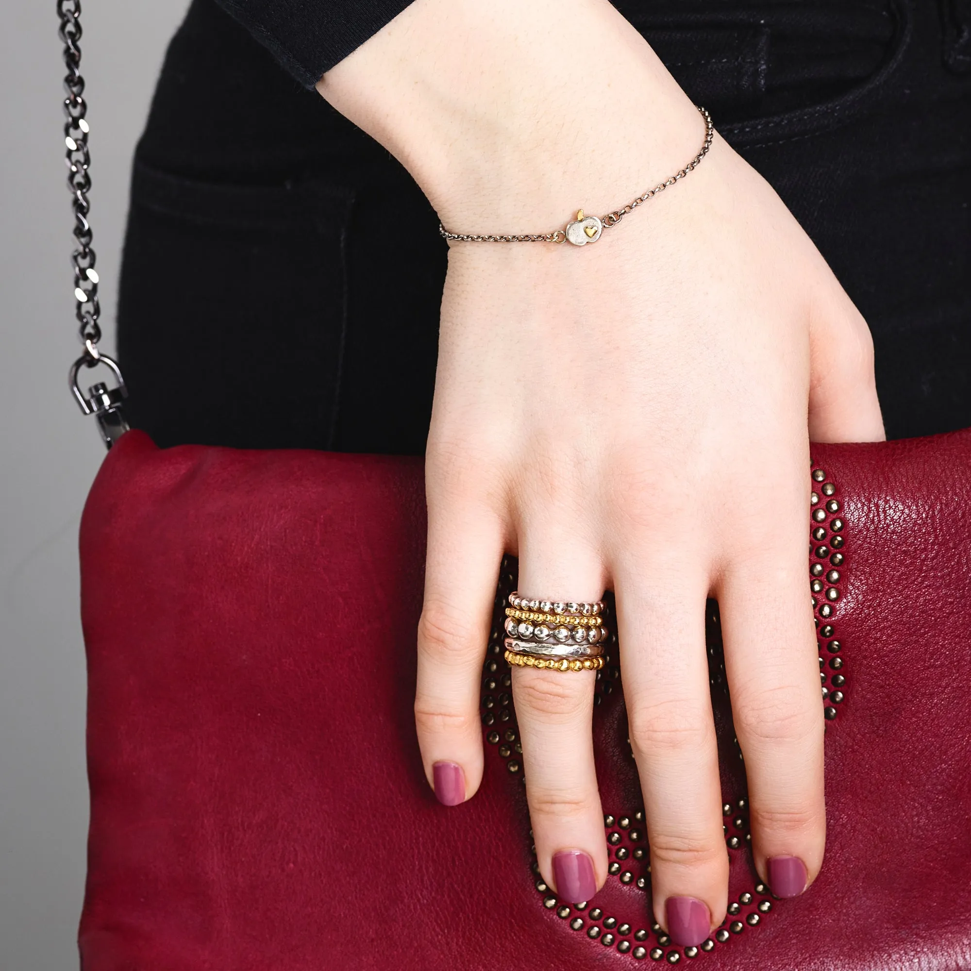 Tiny Apple Bracelet
