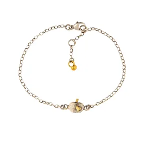 Tiny Apple Bracelet