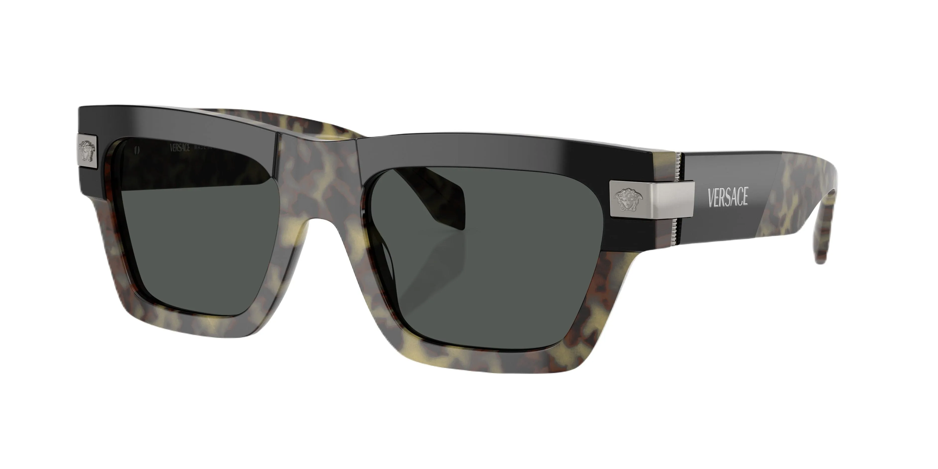 Versace 0VE4464 545687 Havana Rectangle Sunglasses